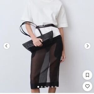 Mango collection sheer skirt (brand new with tags )